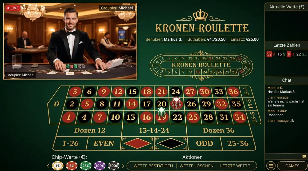 Live-Casino im Tsars