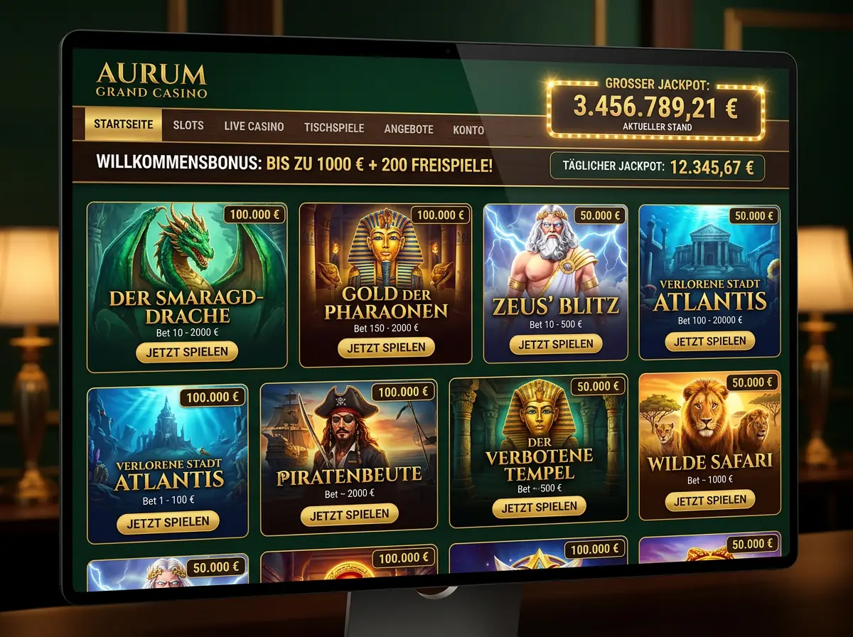 Tsars — Spielsaal und Angebot