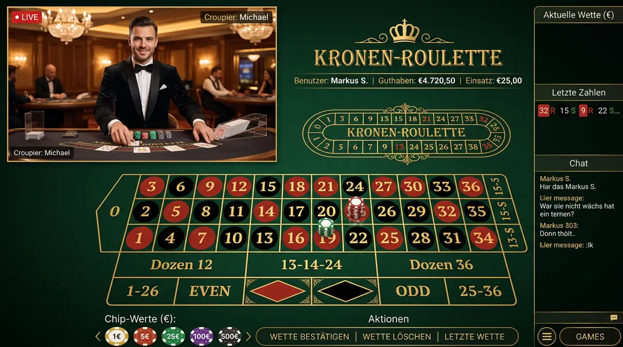 Live-Casino im Tsars